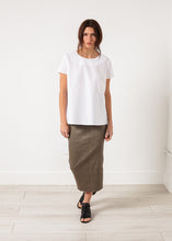Load image into Gallery viewer, Pleat Back Blouse in White